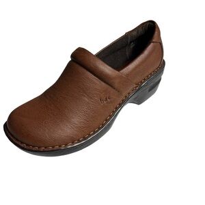B.O.C. Faux Leather Slip On Clogs Shoes Women's Size 9 M